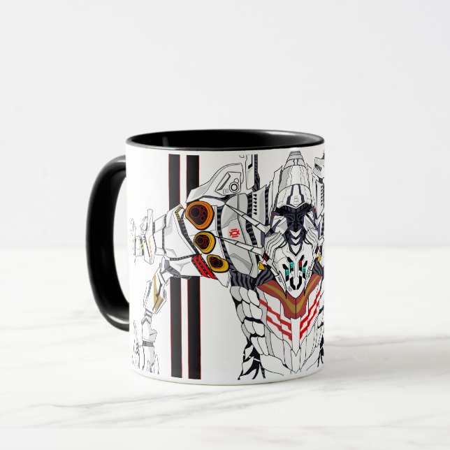 Cyclone Mecha Robot Tasse (Vorderseite Links)