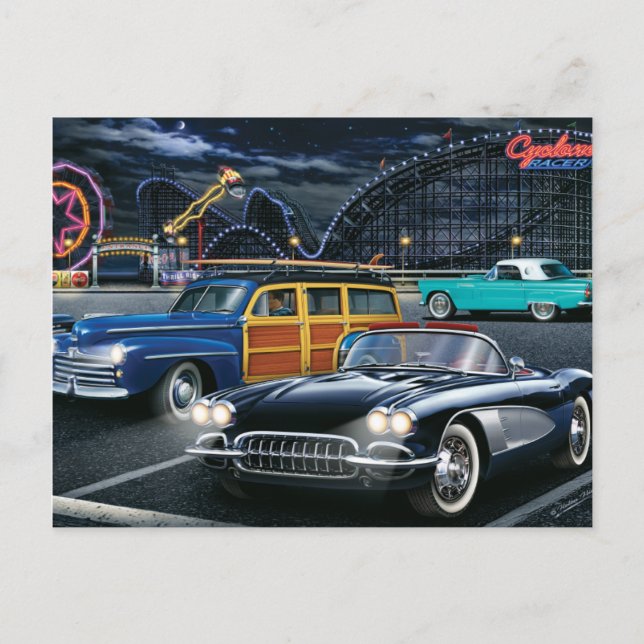 Cyclone Racer Postkarte (Vorderseite)