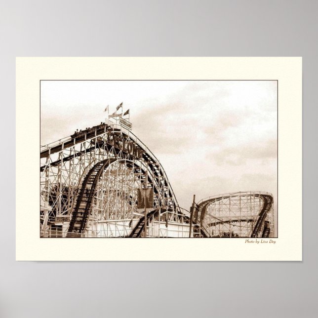 Cyclone Rollercoaster Poster (Vorne)