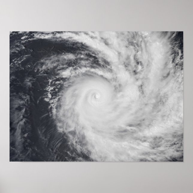 Cyclone Zoe im Südpazifik Poster (Vorne)