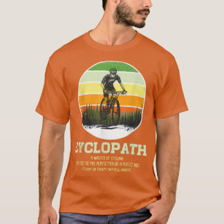 Cyclopath Definition Sunset Cyclist Spaß Fan Bicy T-Shirt
