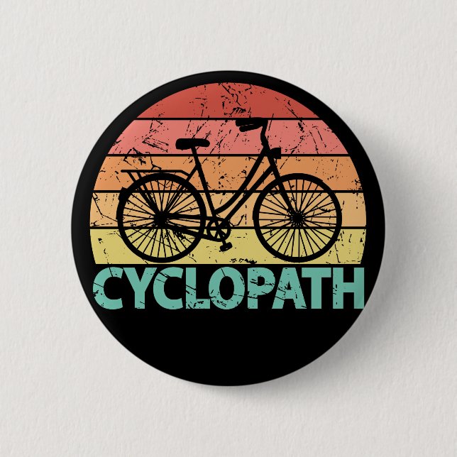 Cyclopath Funny Cycling Button (Vorderseite)
