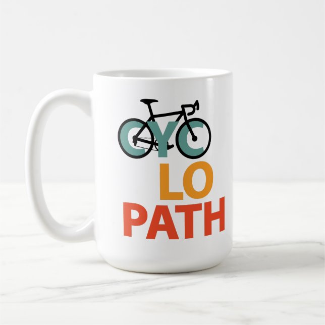 Cyclopath Funny Cycling Kaffeetasse (Links)