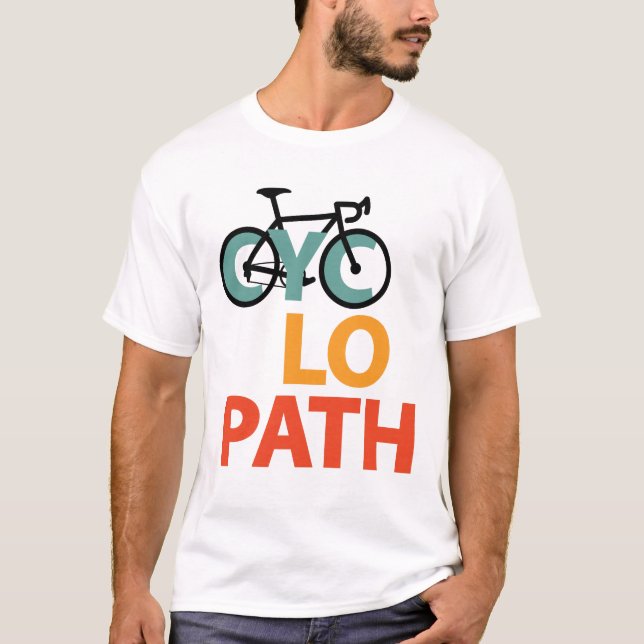 Cyclopath Funny Cycling T-Shirt (Vorderseite)