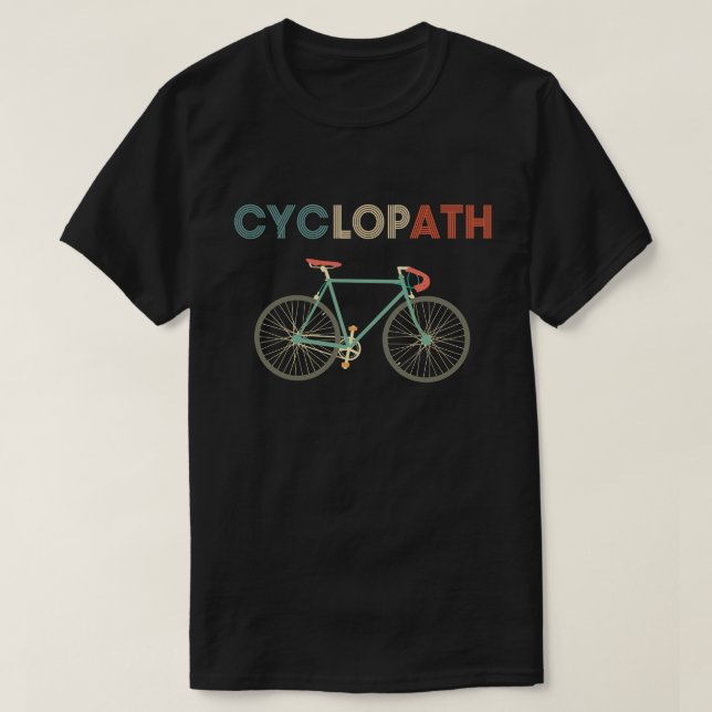Cyclopath Funny Shirt für Radfahrer und Biker (Design vorne)