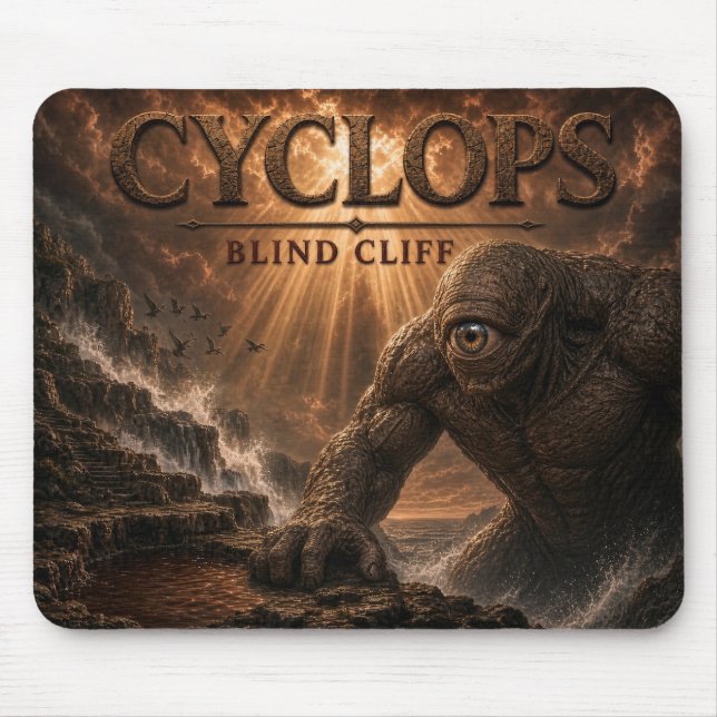 Cyclops Blinder Kliff Dark Realism Mousepad (Vorne)