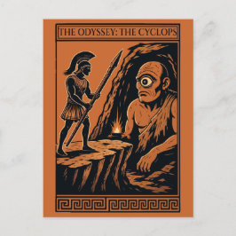 Cyclops Cave Duel Postkarte