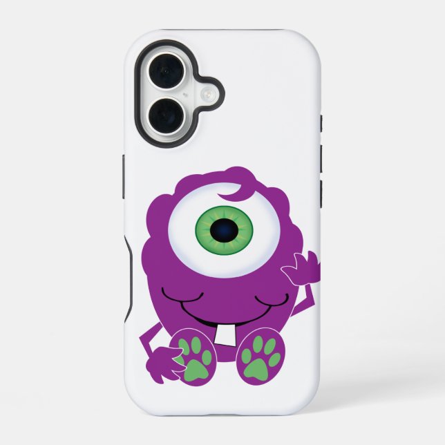 Cyclops Monster iPhone 16 Hülle (Rückseite)