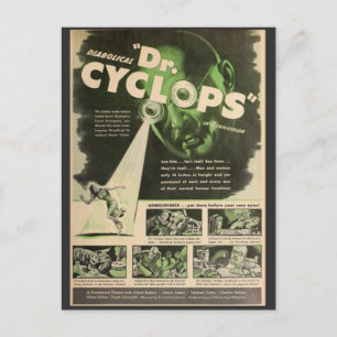 Cyclops Movie Poster Postkarte