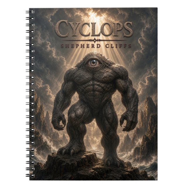 Cyclops Shepherd Cliffs Dark Cinema Notizblock (Vorderseite)