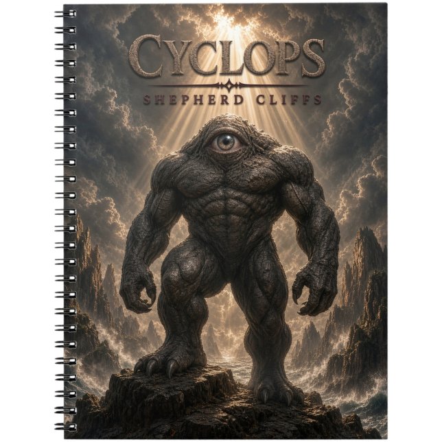 Cyclops Shepherd Cliffs Dark Cinema Notizblock (Von Creator hochgeladen)