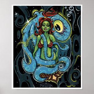 "Cycloptopus"-Kunstdruck - (surreales Button des P Poster