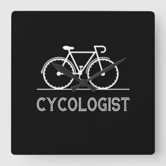 Cycologin Gift | Vertrau mir, ich bin Cykologe Men Quadratische Wanduhr