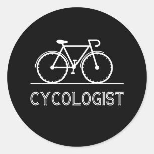 Cycologin Gift Vertrau mir, ich bin Cykologe Men Runder Aufkleber