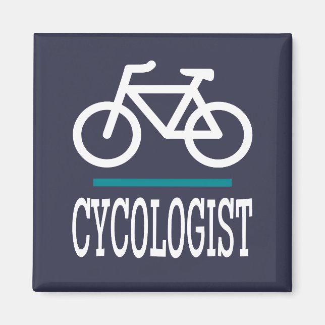 CYCOLOGIST Bike Bike Radfahren Funny Novelty Magnet (Vorne)