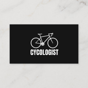 Cycologist Funny Bicycle Bike Gift Visitenkarte