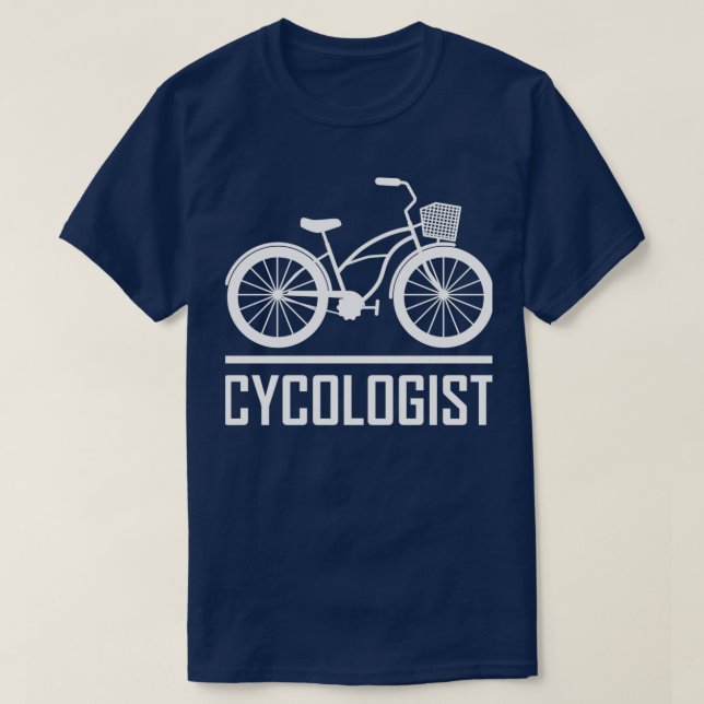 CYCOLOGIST Funny Cycling Bicyrider Cyclist T-Shirt (Design vorne)