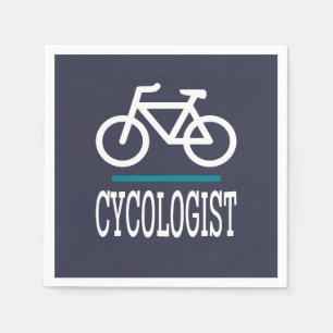 CYCOLOGIST Funny Cycling Bikes Liebe Serviette