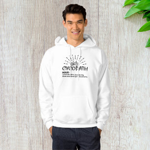 Cycopath Definition Lustiger Fahrradfahrer Radfahr Hoodie