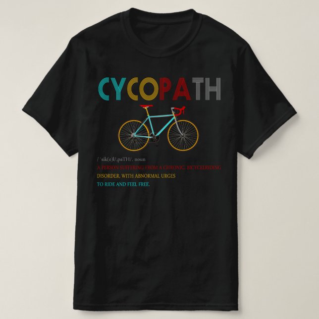 Cycopath-Definition T-Shirt (Design vorne)