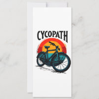 Cycopath: Elektrofahrrad mit Sonnenuntergang Grafi