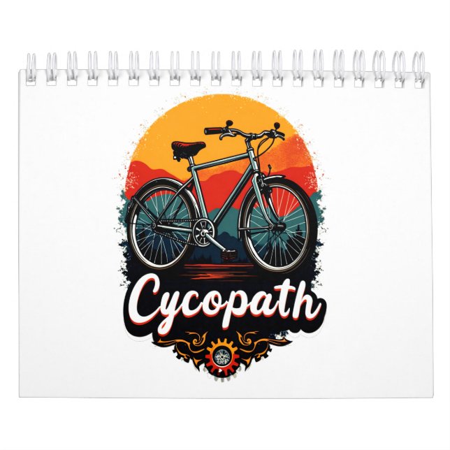 Cycopath: Elektrofahrrad und Sonnenuntergang Graph Kalender (Titelbild)
