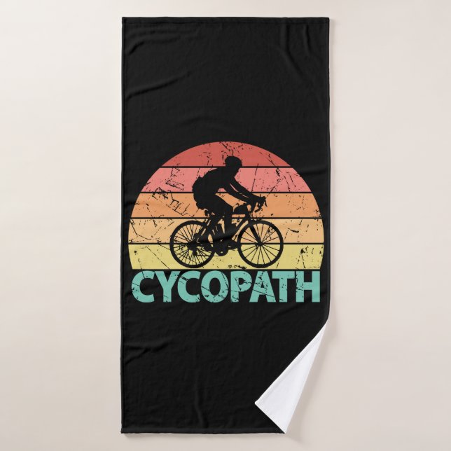 Cycopath Funny Cycling Badehandtuch (Badehandtuch)