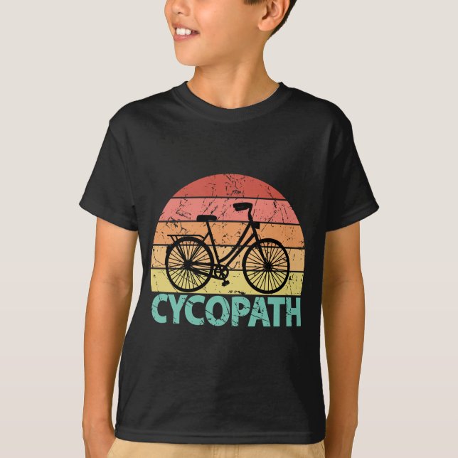 Cycopath Funny Cycling Bicycle T-Shirt (Vorderseite)