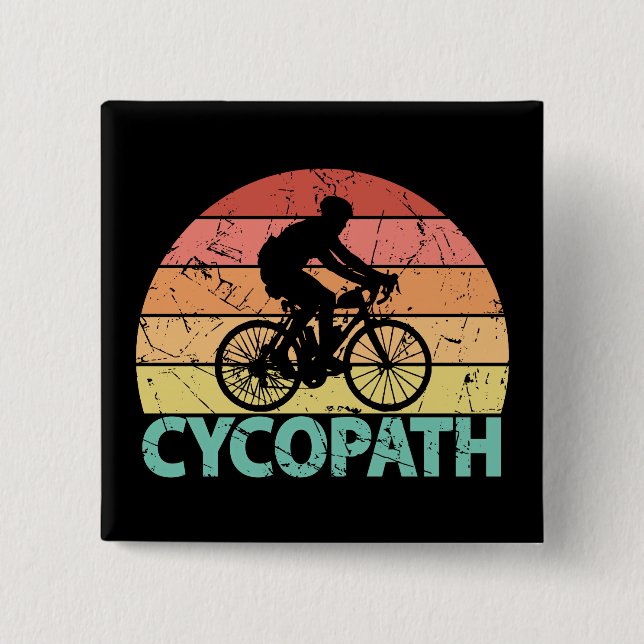 Cycopath Funny Cycling Button (Vorderseite)