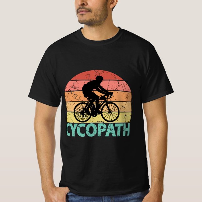 Cycopath Funny Cycling Cyclist T-Shirt (Vorderseite)