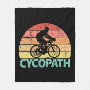 Cycopath Funny Cycling Fleecedecke