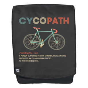 Cycopath Funny Cycling für Radfahrer und Biker Rucksack
