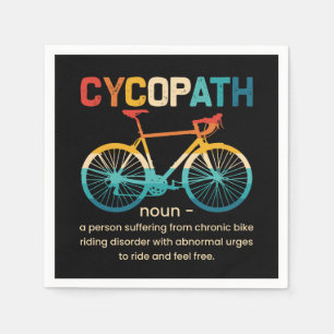 Cycopath Funny Cycling für Radfahrer und Biker Serviette
