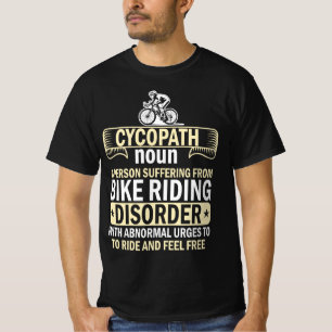 Cycopath Funny Cycling für Radfahrer und Biker T-Shirt