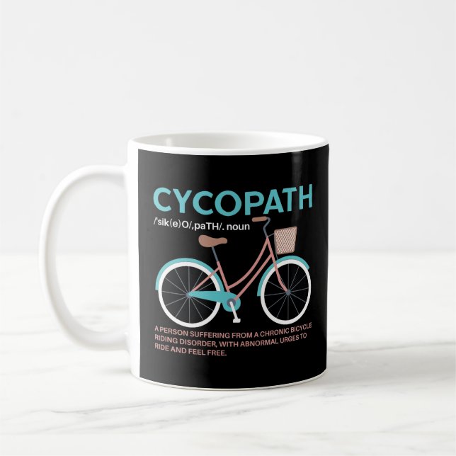 Cycopath Funny Cyclists  Kaffeetasse (Links)