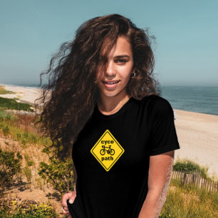 Cycopath Funny Road Sign für Cycopath Lover T - Sh T-Shirt