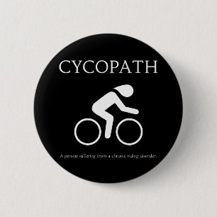 Cycopath, ich Liebe bike die lustige Neuheit Button