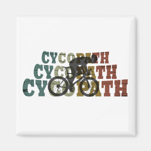 Cycopath - Mountainbiken - Lustiges Radfahren Magnet