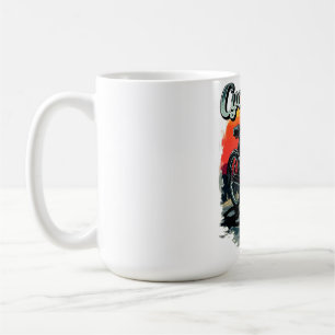 Cycopath: Raddesign für Sonnenuntergänge Kaffeetasse