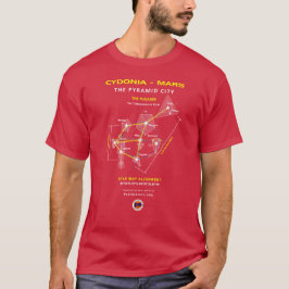 Cydonia-Mars: Pyramide-Stadt T-Shirt