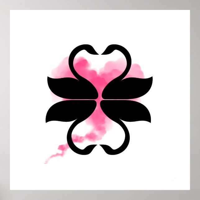 Cygnes Affiche Poster (Vorne)