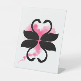 Cygnes amour Panneau sur pied Sockelschild