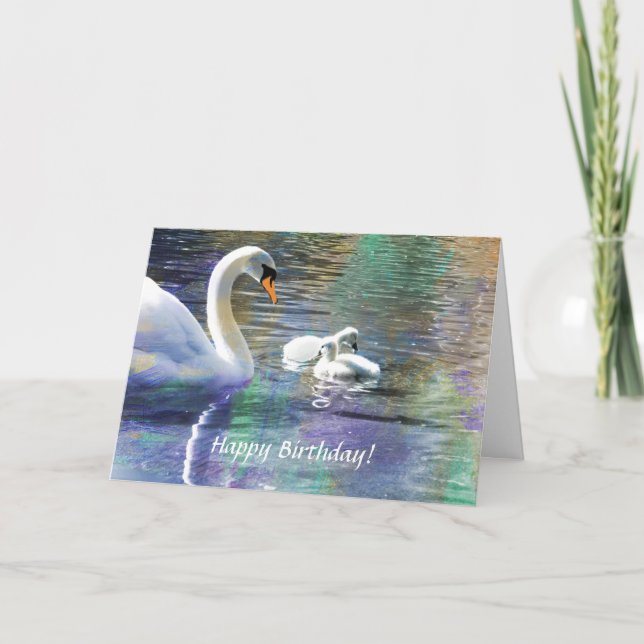 Cygnons Custom Birthday Card Karte (Vorderseite)