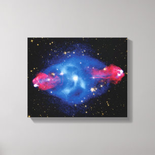 Cygnus A Galaxie Röntgenmontage Weltraumfoto Leinwanddruck