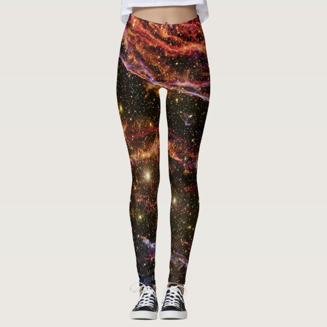 Cygnus Loop Nebula Leggings (Vorderseite)