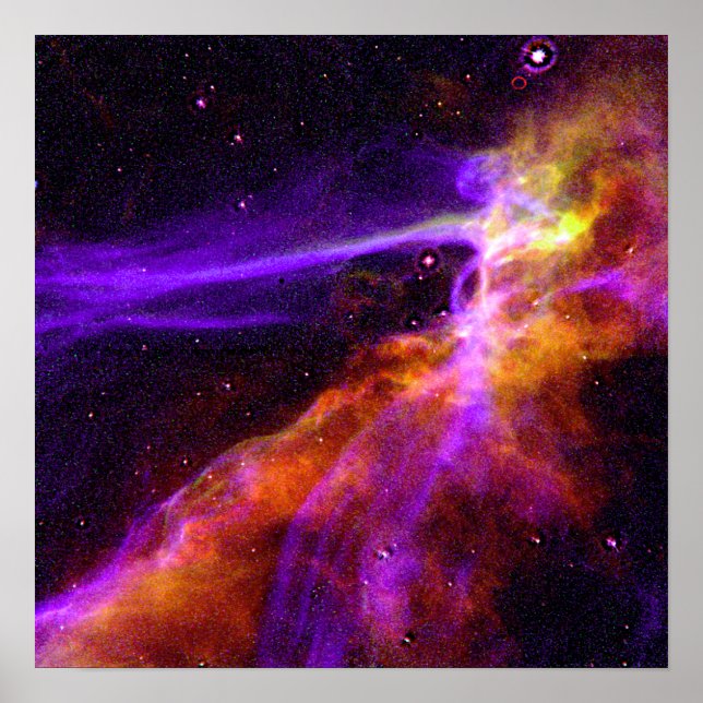 Cygnus Loop Supernova Blast Wave - Space Poster (Vorne)