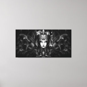Cyiria Queen of the Dark Realm Canvas drucken Leinwanddruck