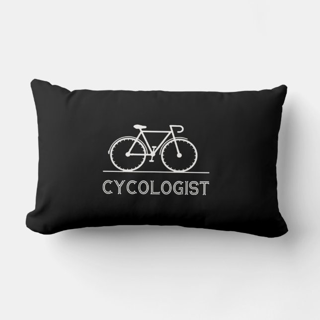 Cykologe Cycle Lover Geschenk für Radfahrer Lendenkissen (Vorderseite)