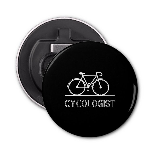 Cykologe Cycle Lover Geschenk zum Radfahren Flaschenöffner (Vorderseite)