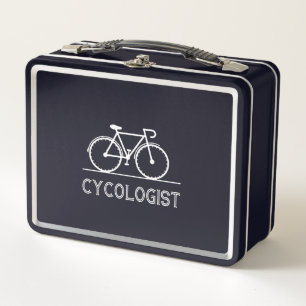 Cykologe Cycle Lover Geschenk zum Radfahren Metall Brotdose